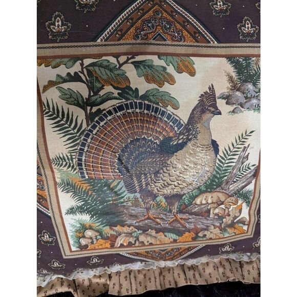 Decorative Pillow Pheasant bird  Lace Shabby Chic - Picture 4 of 4
